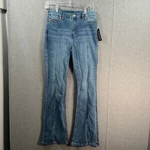 Canyon Retreat Regular Heartland Denim Front Slit Jeans River Wash, Reg 0